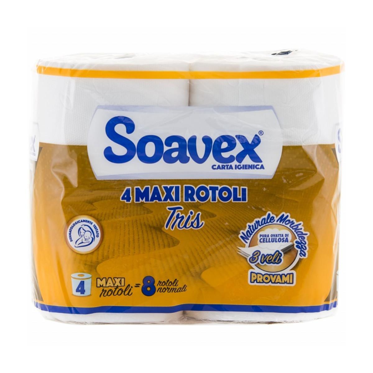 Carta igienica soavex 4 rotoli