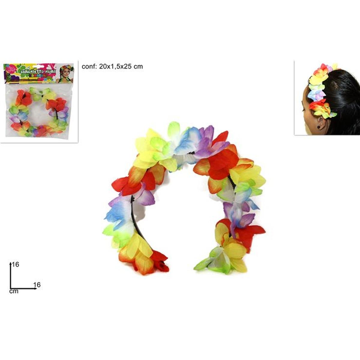 Collana hawaiana multicolore