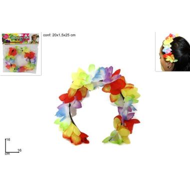 Collana hawaiana multicolore