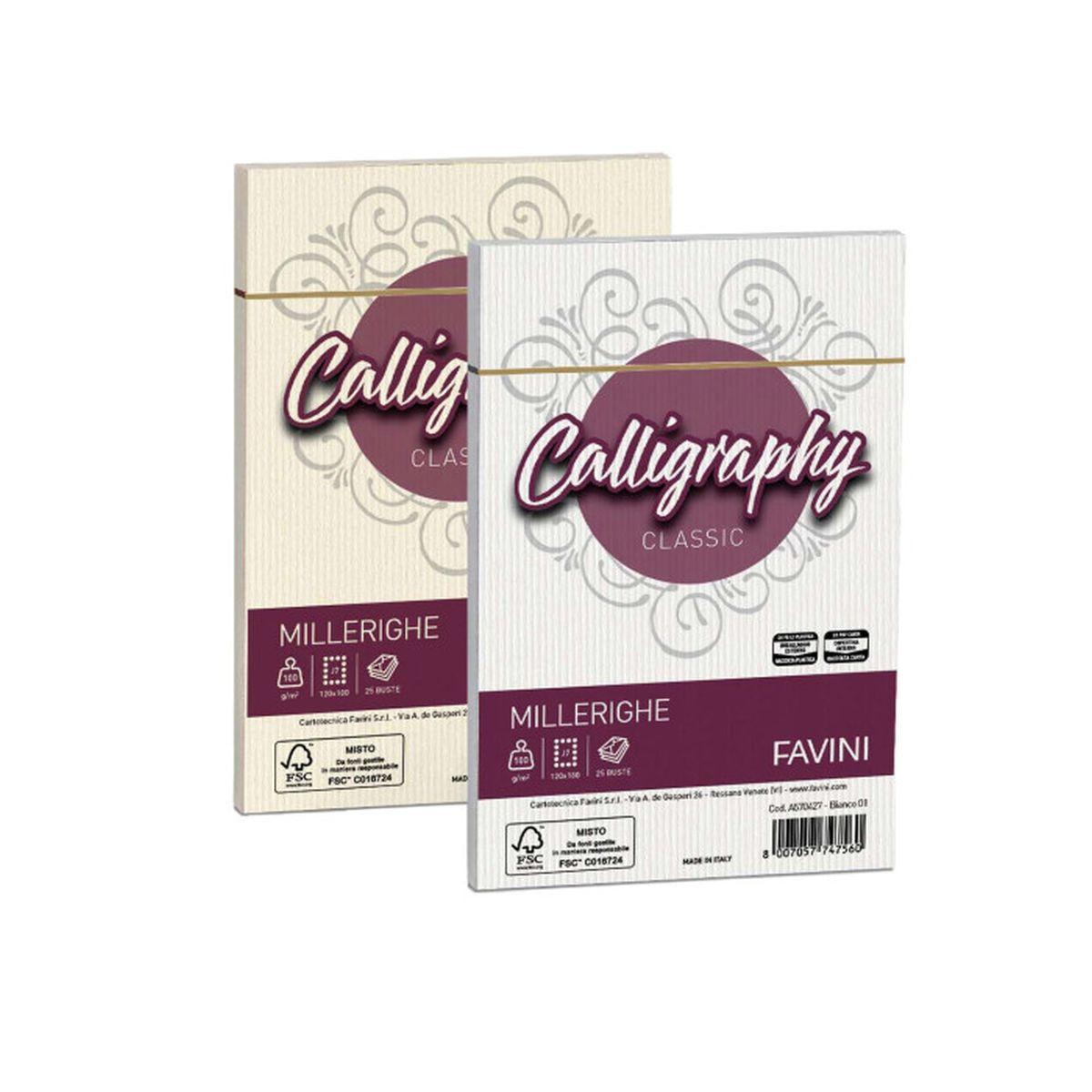 Calligraphy  millerighe 25bs avorio 02 bs25