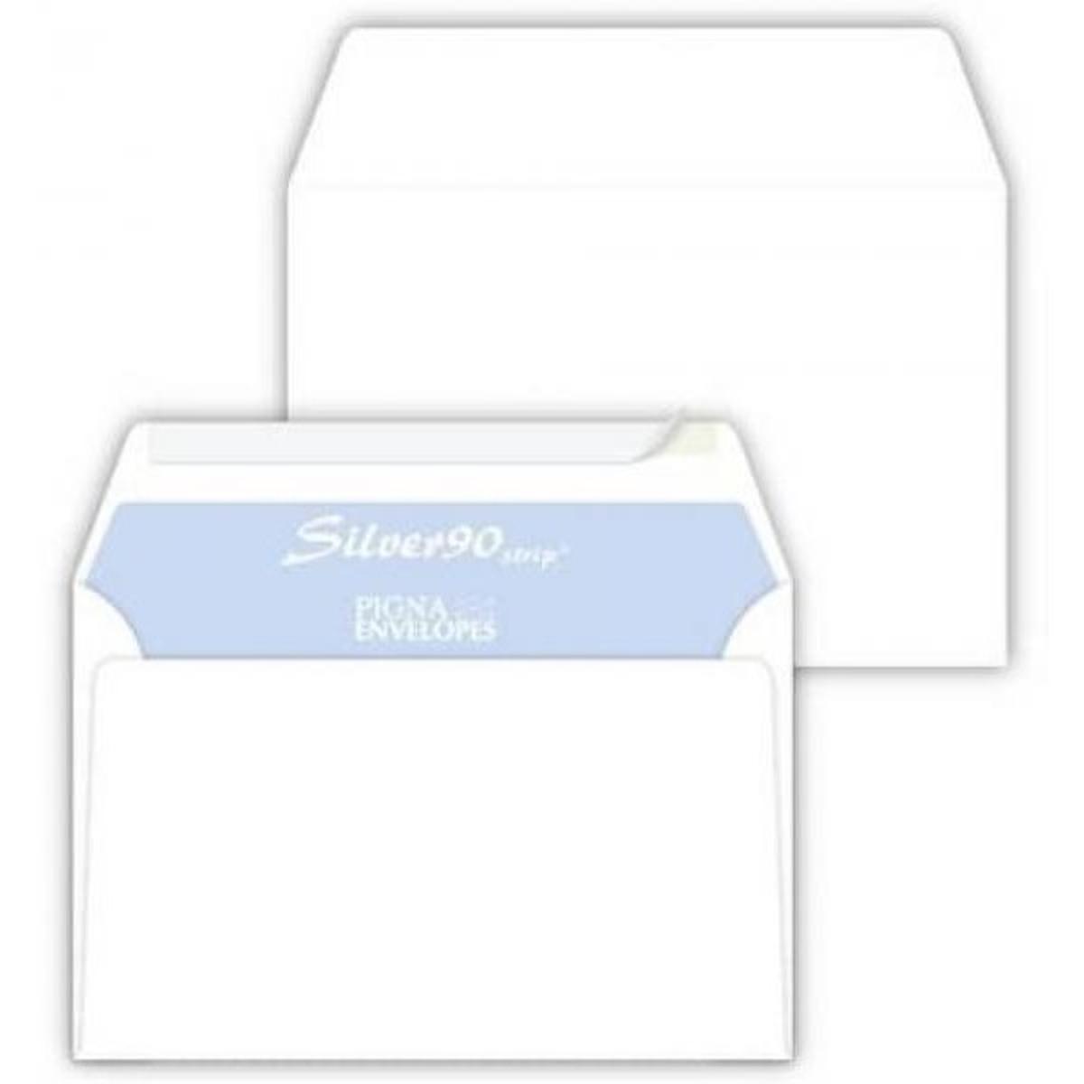 Buste bianche 12x18 con strip gr.80 pz.500