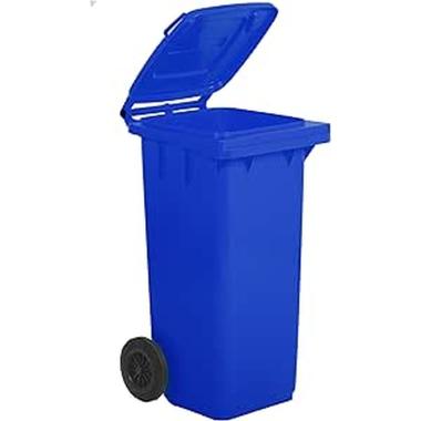 Pattumiera 100lt nero/blu