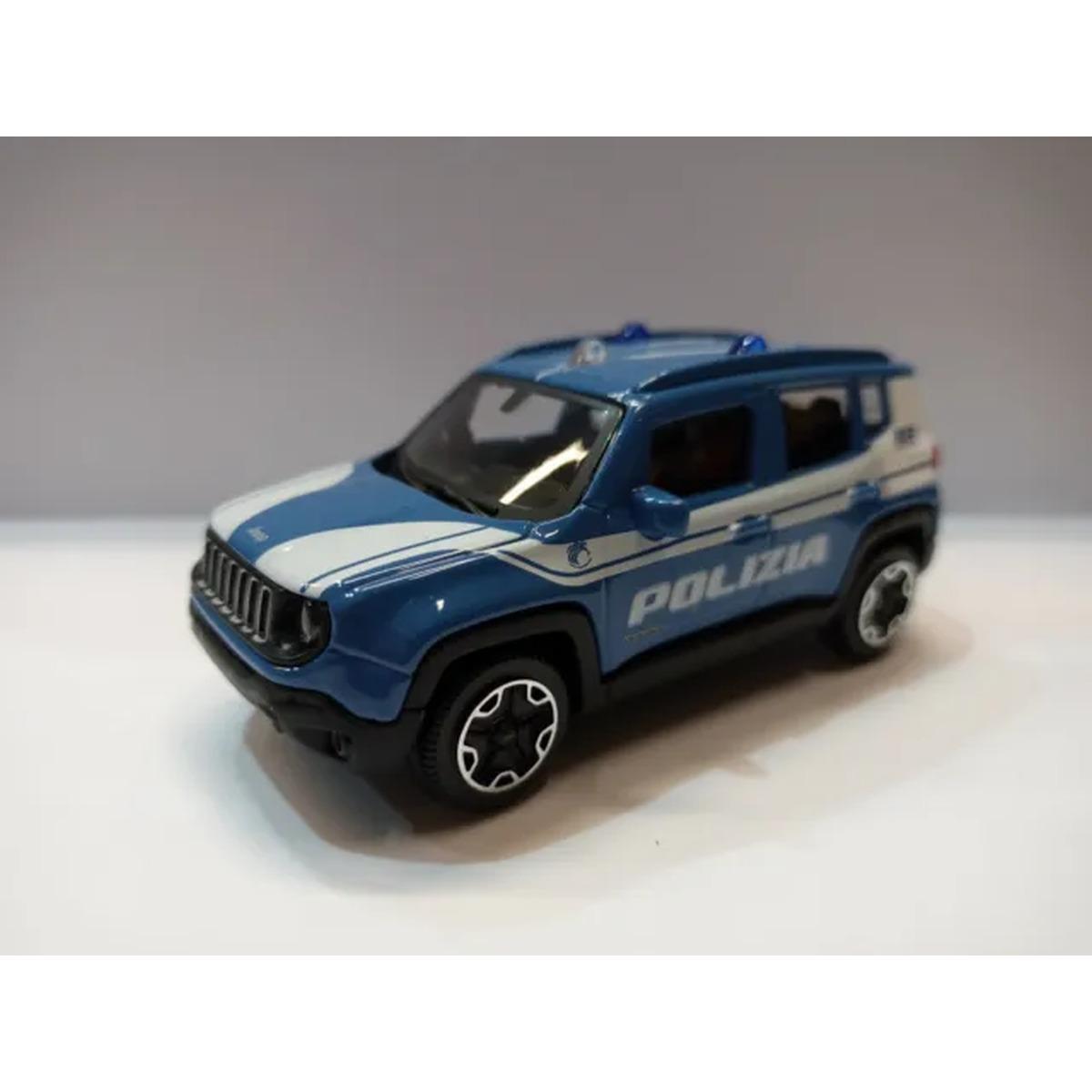 Burago jeep polizia 1:24