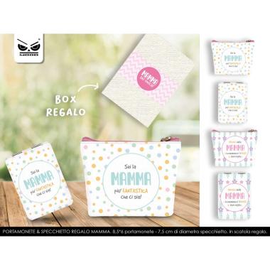 Portamonete & specchietto mamma