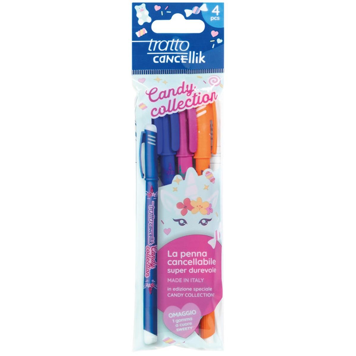 Busta 4 tratto cancellik + cuore candy