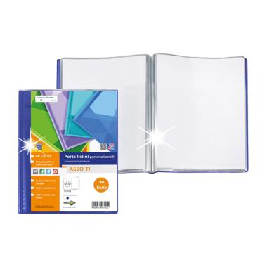 Portalistini asso ti 15x212 40fg blu