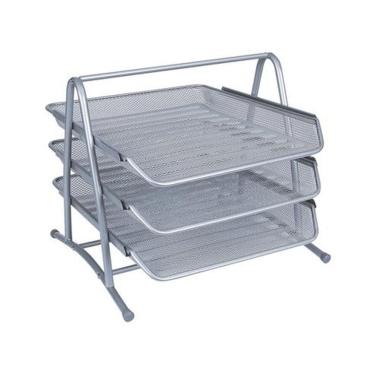 Set 3 vaschette portacorrispondenza silver