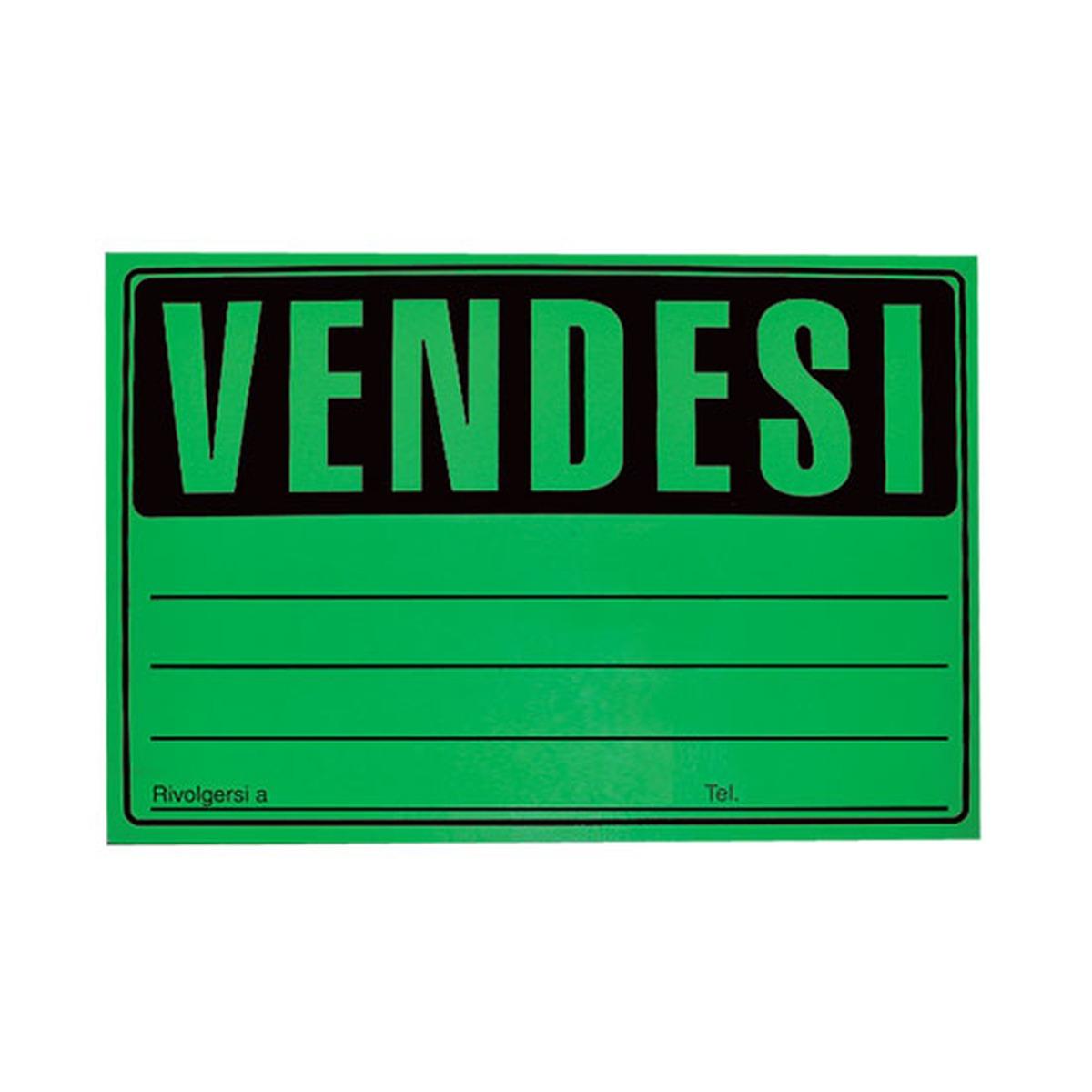 Cartelli vendesi 23x33 col cf25