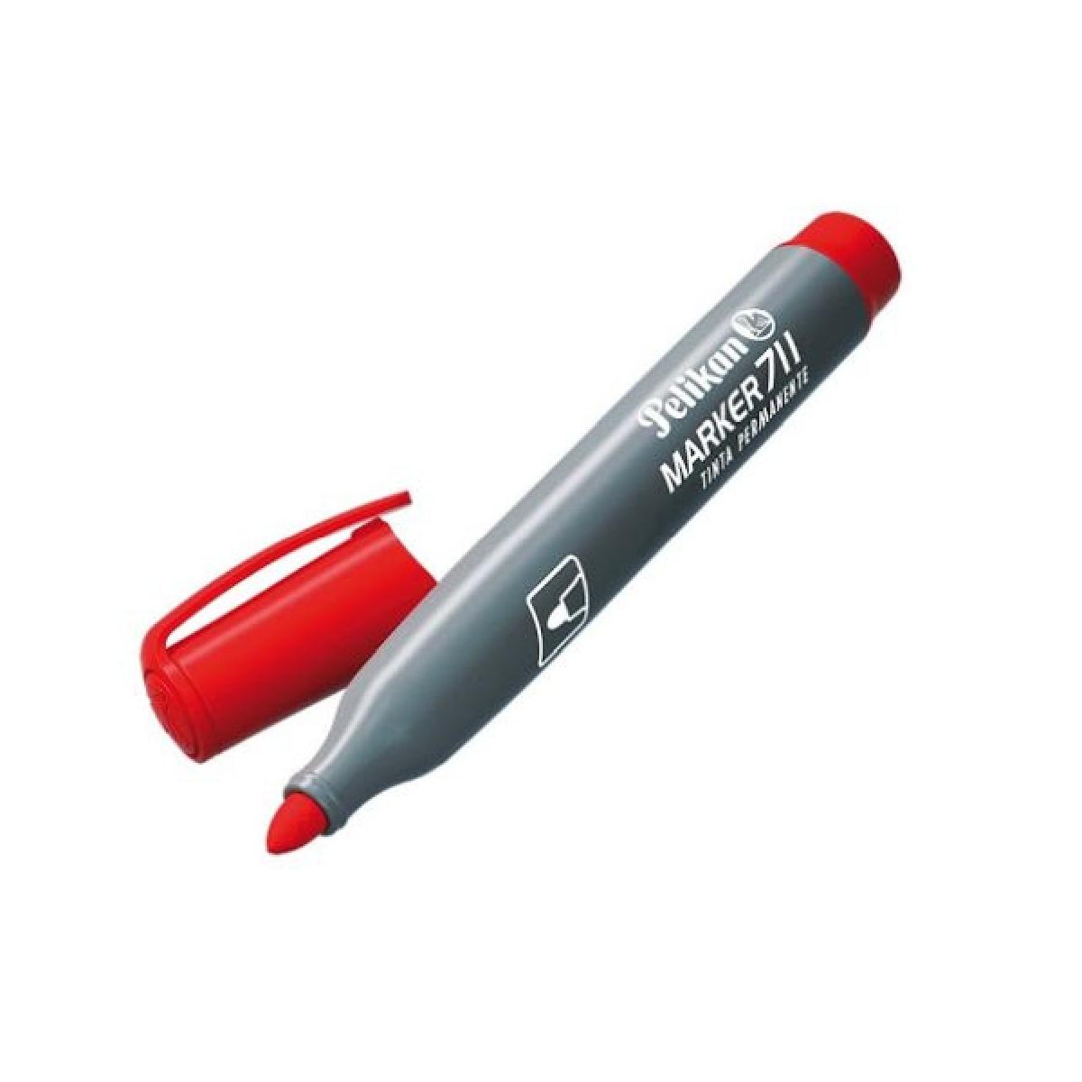 Marker permanent 711 rosso p/t cf10