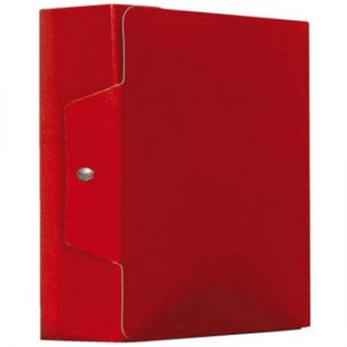 Cartella portaprogetto c/bottone d.12 25x35 rosso