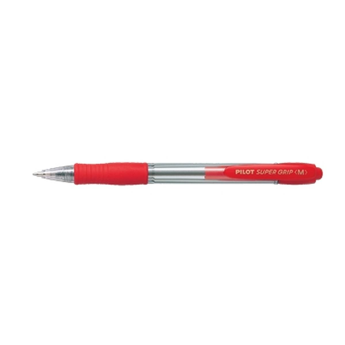 Penna supergrip bpgp10 m rosso cf12