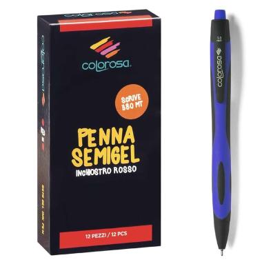 Penna semigel colorosa blu cf12