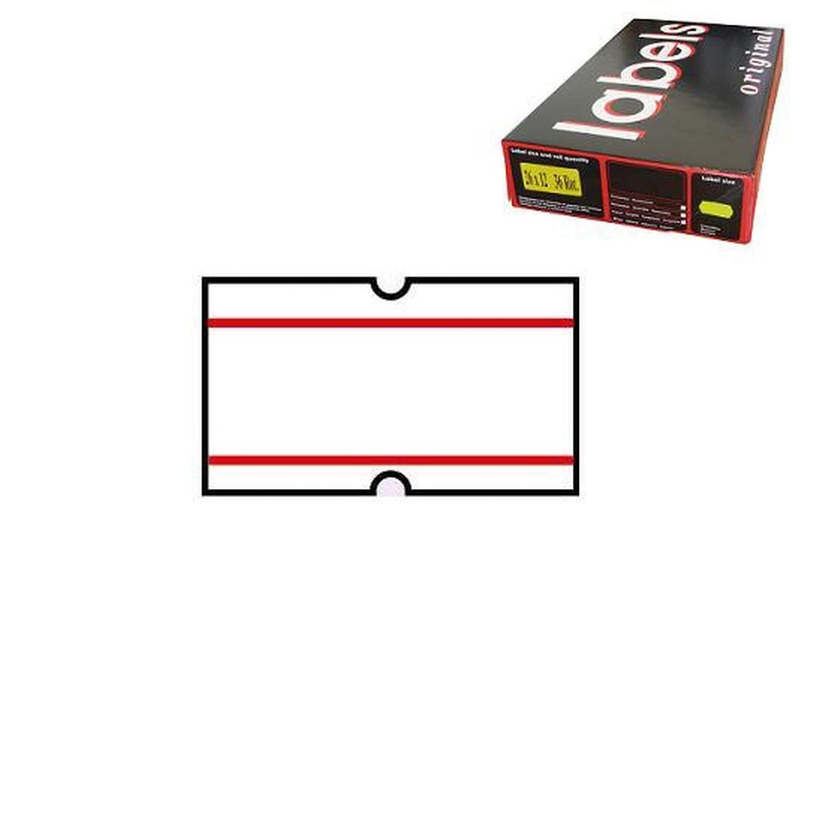 Rotoli x prezz.21x12 riga rossa cf50