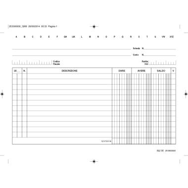 Schede d/a/s bianco 14.8x21 cf100