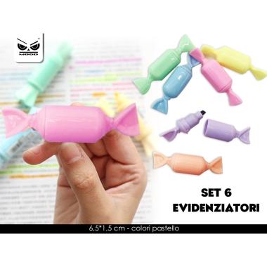 Set 6 evidenziatori cramella