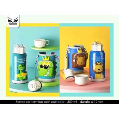 Borraccia thermos con custodia boy