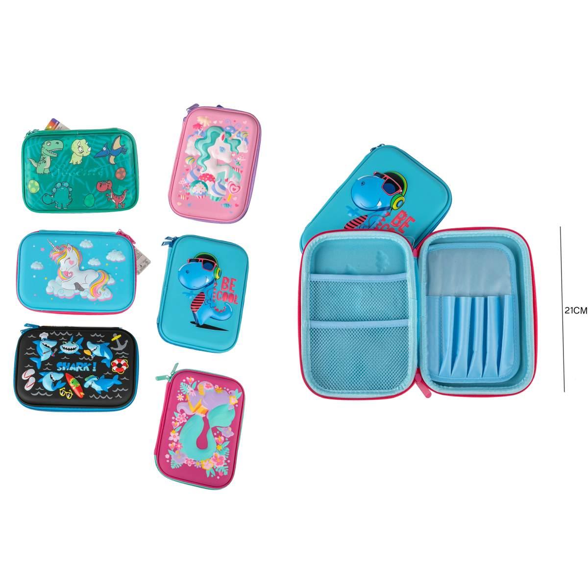 Astucci scuola 3d maxi boy girl