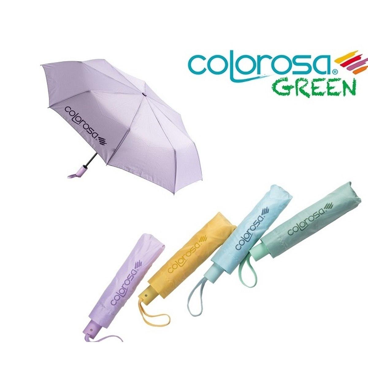 Ombrello automatico colorosa pastel