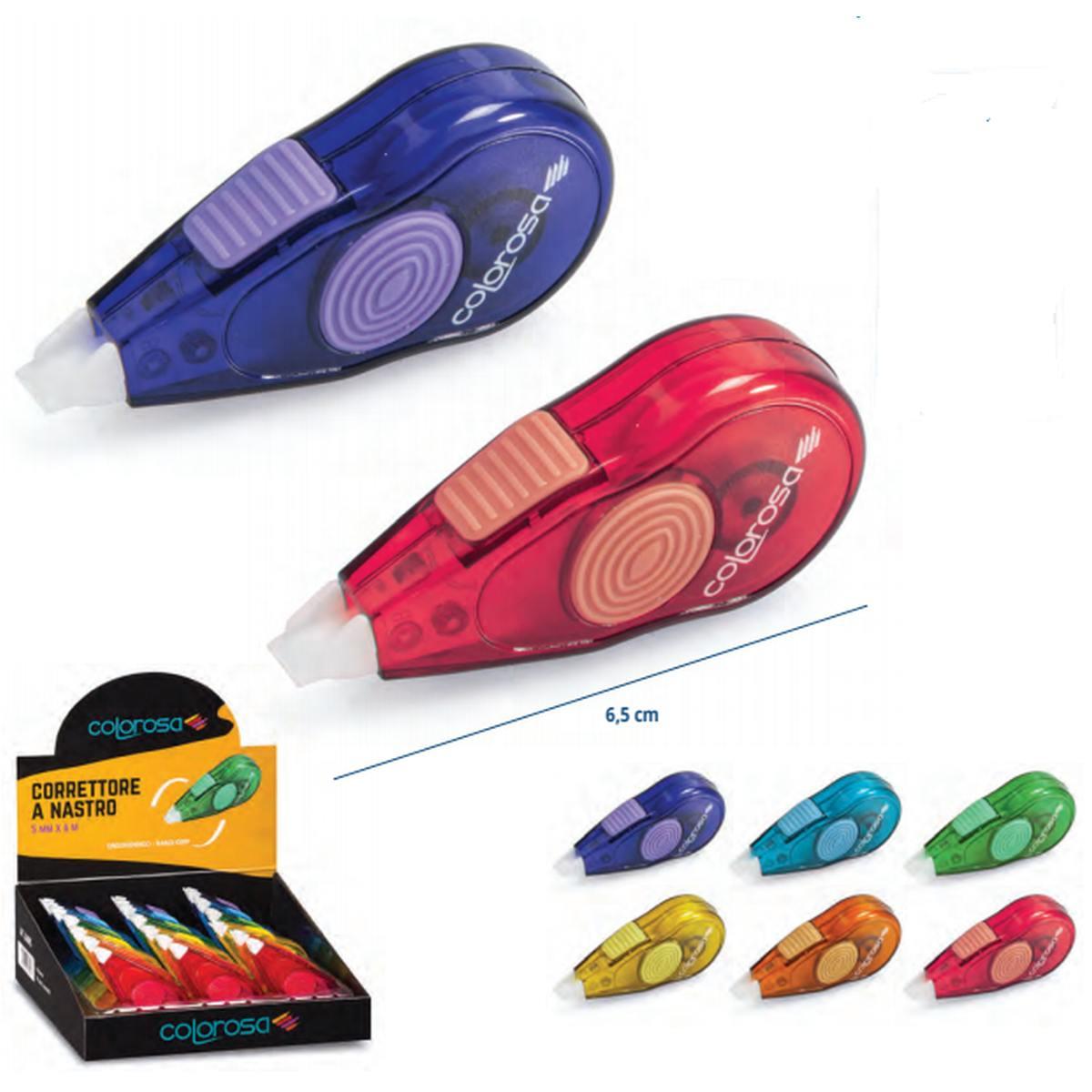 Correttore a nastro 6,5mt colorosa cf18