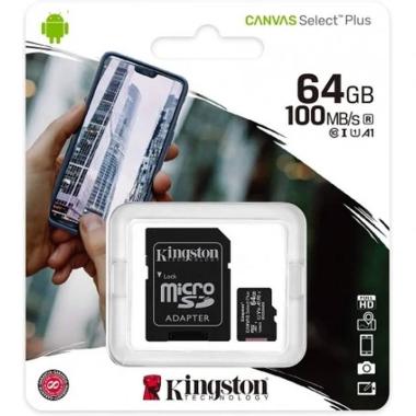 MICRO SD 64GB KINGSTON 100MB/s