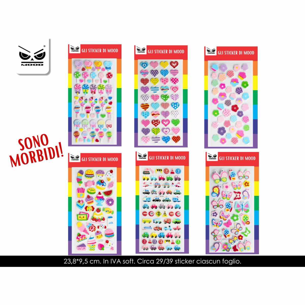 Stickers mini soft