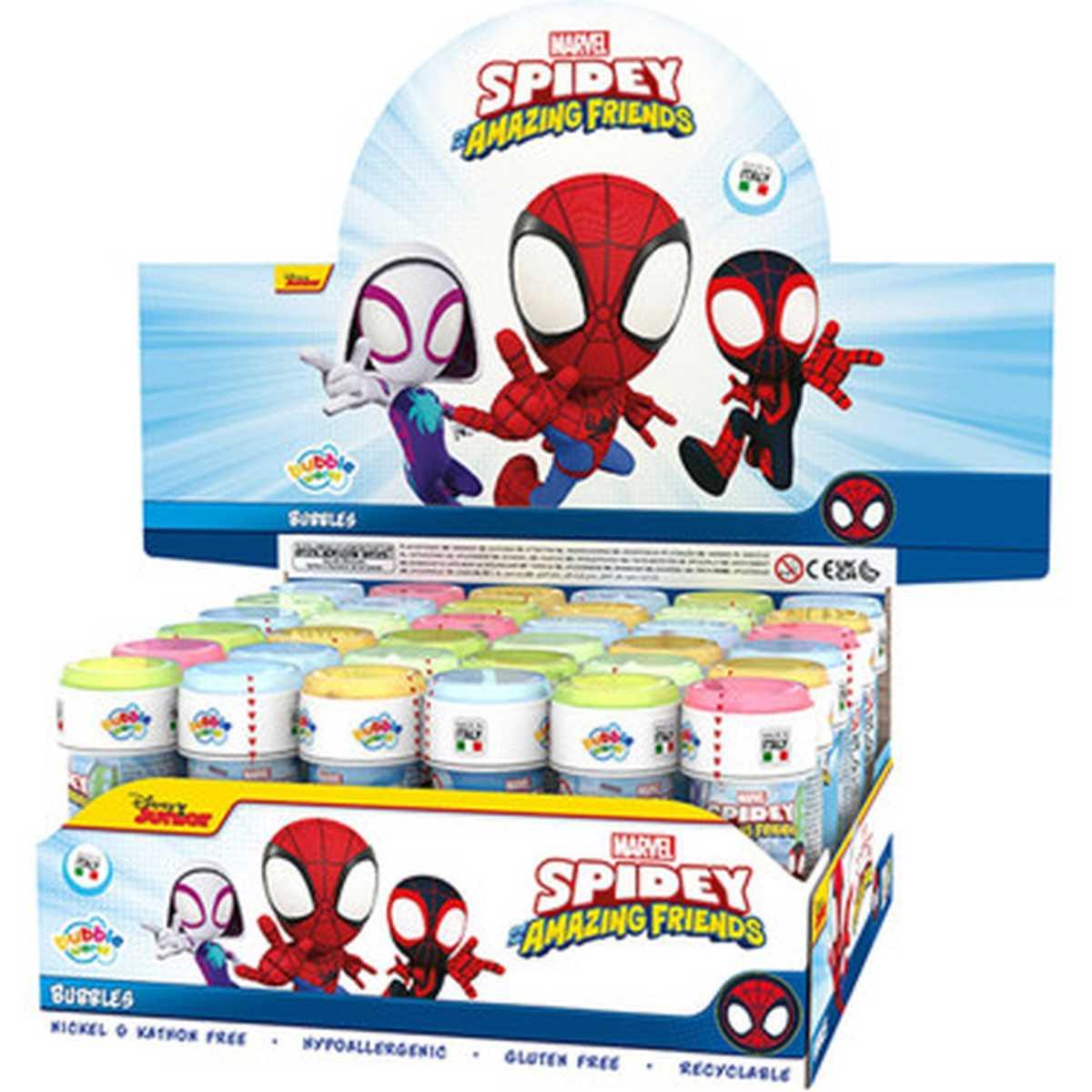 Bolle di sapone spidey 36pz.