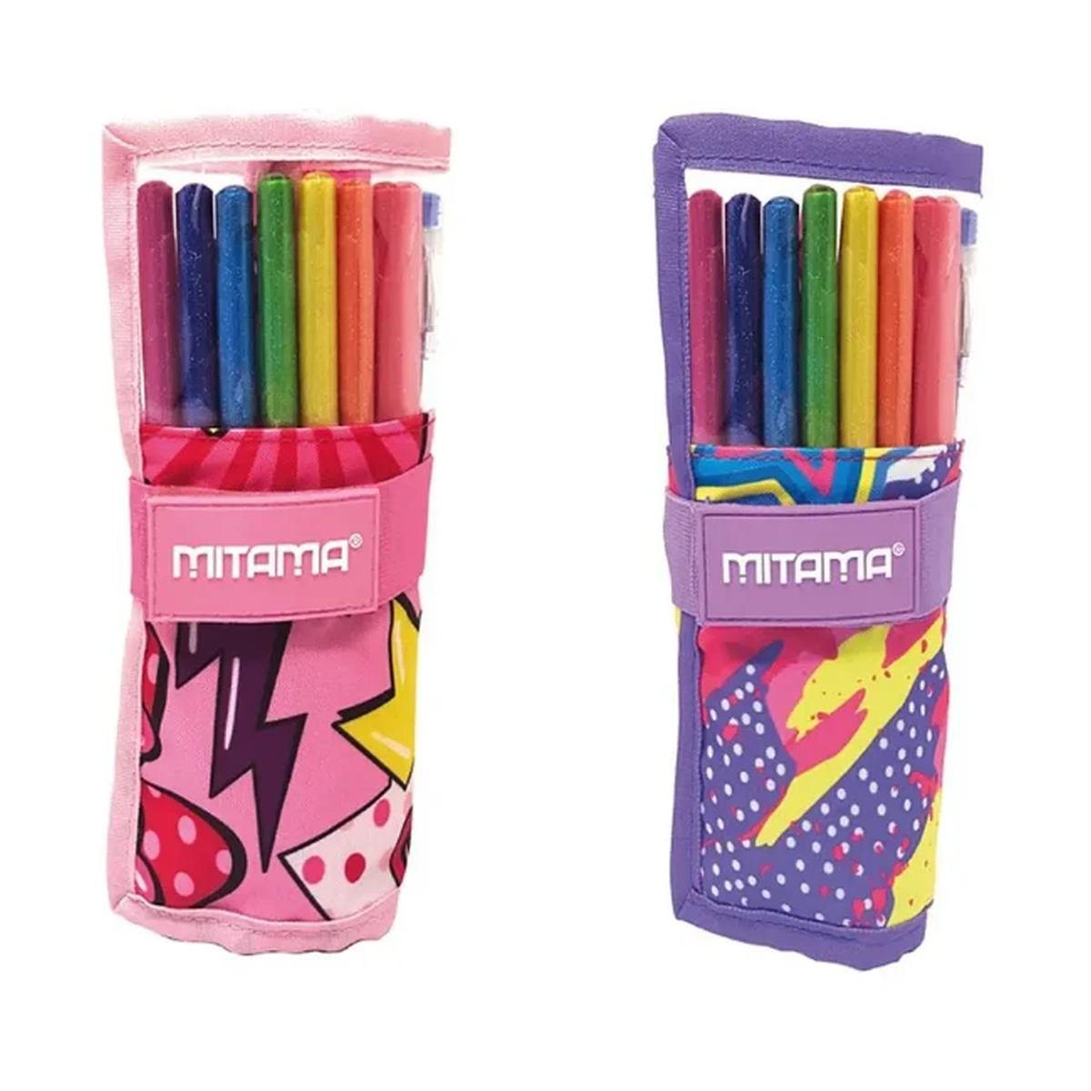 Glitter roll + astuccio mix