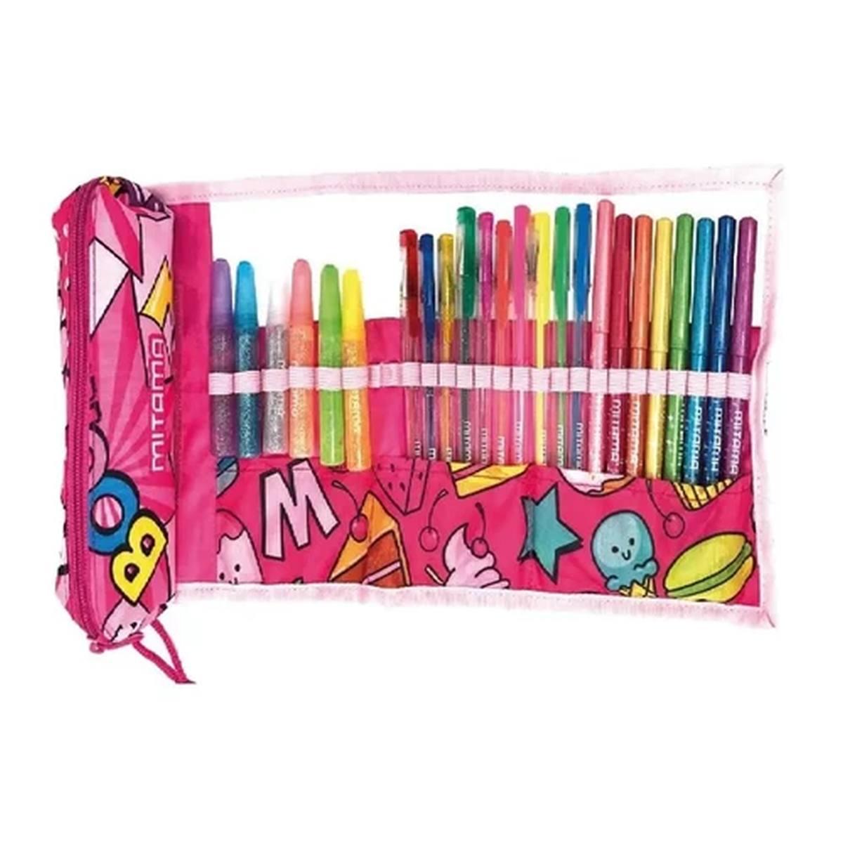 Glitter roll + astuccio mix