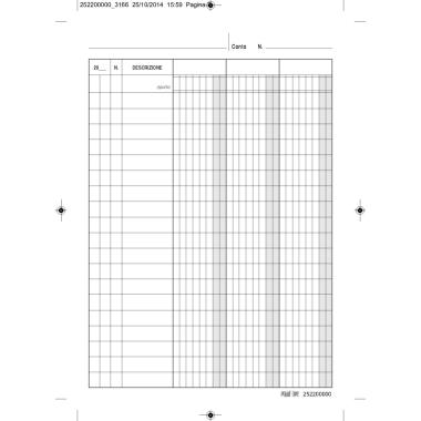 Schede a 3 colonne 17x12 cf100