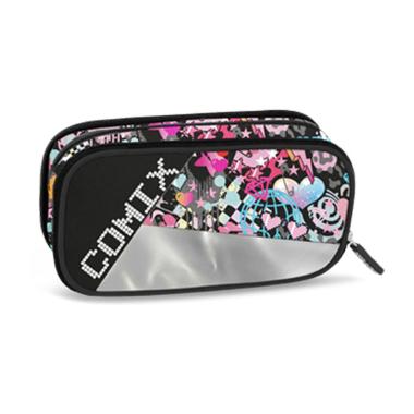 Astuccio ovale triple comix bright hearts girl 24
