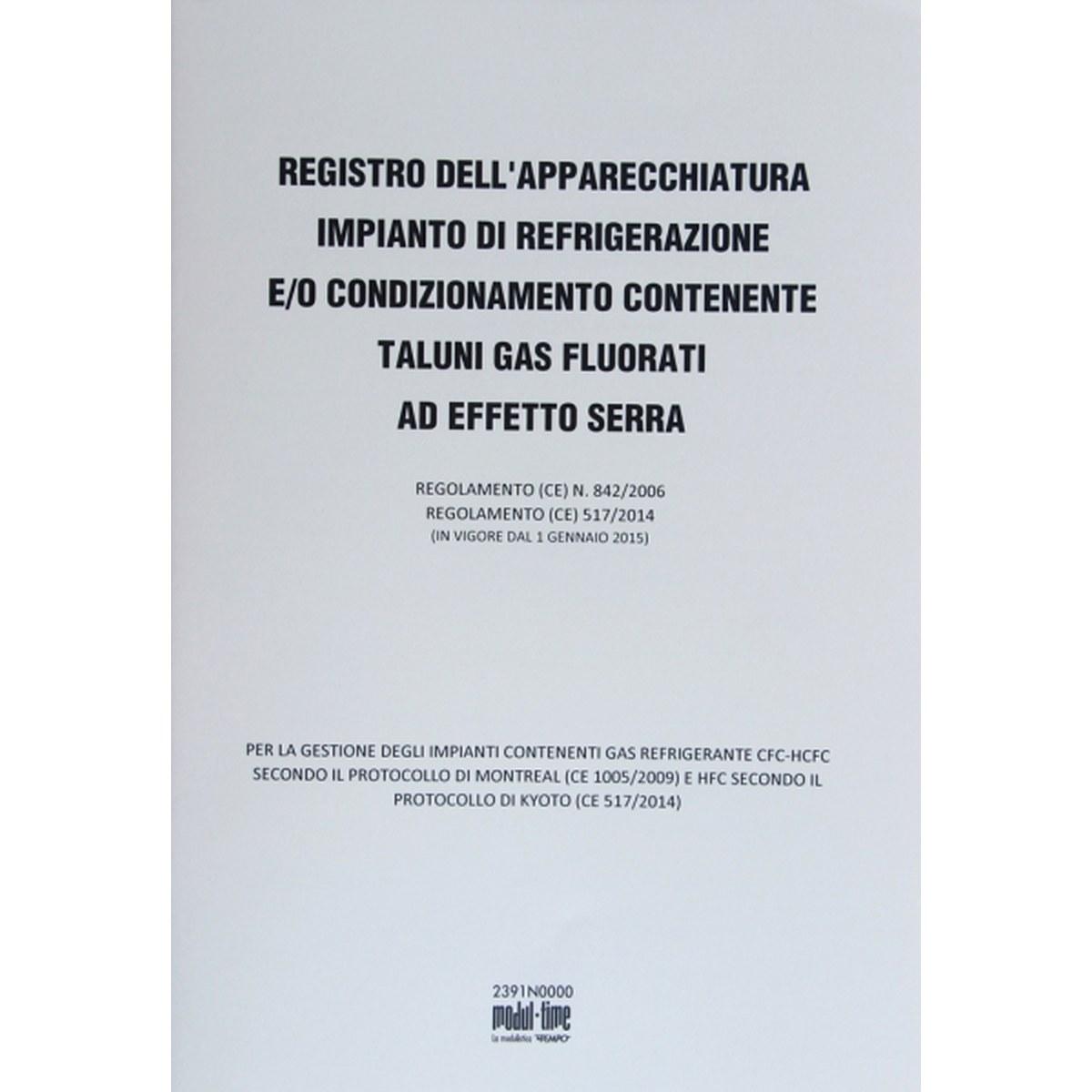 Libretto impianto e di refrigerazione 32 pag