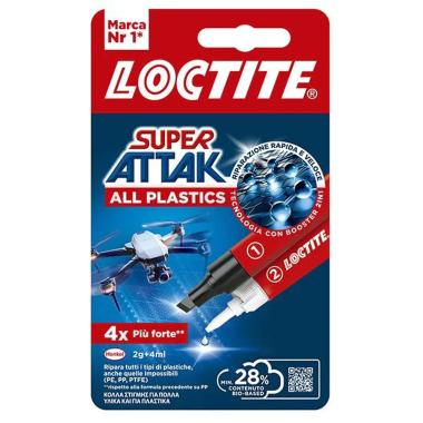 COLLA SUPER ATTAK ALL PLASTCS 2gr+4ml