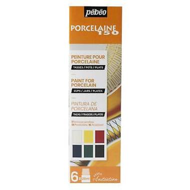 Set colori per percellana 6x20l