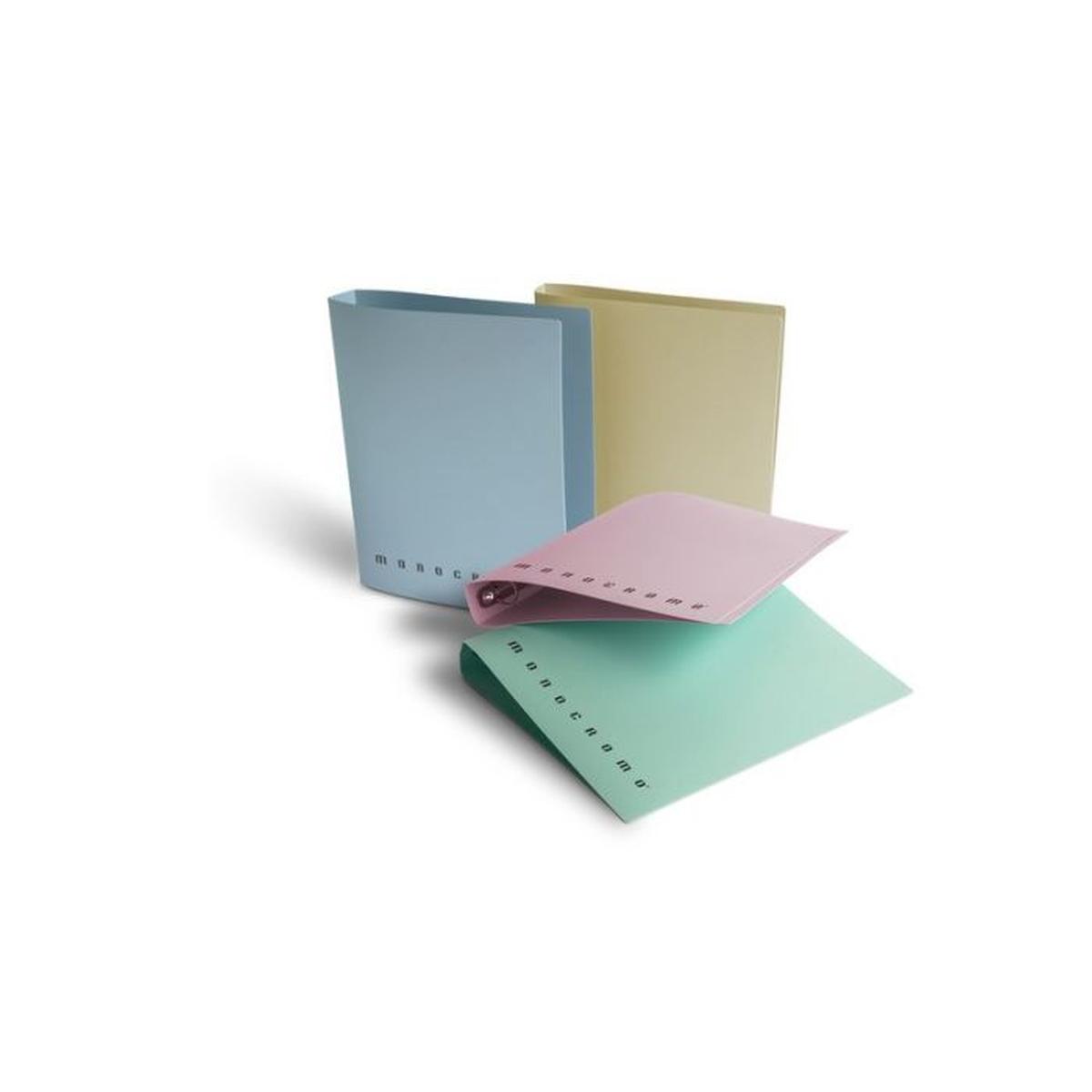 Raccoglitore 4 anelli ppl monocromo pastel d.30