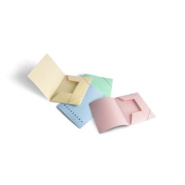 Cartellina c/elastico monocromo pastel ppl