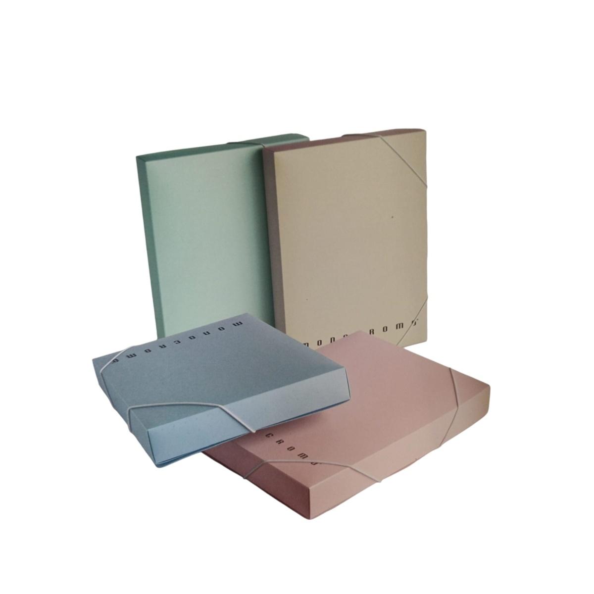 Cartellina c/elastico monocromo pastel ppl d.3