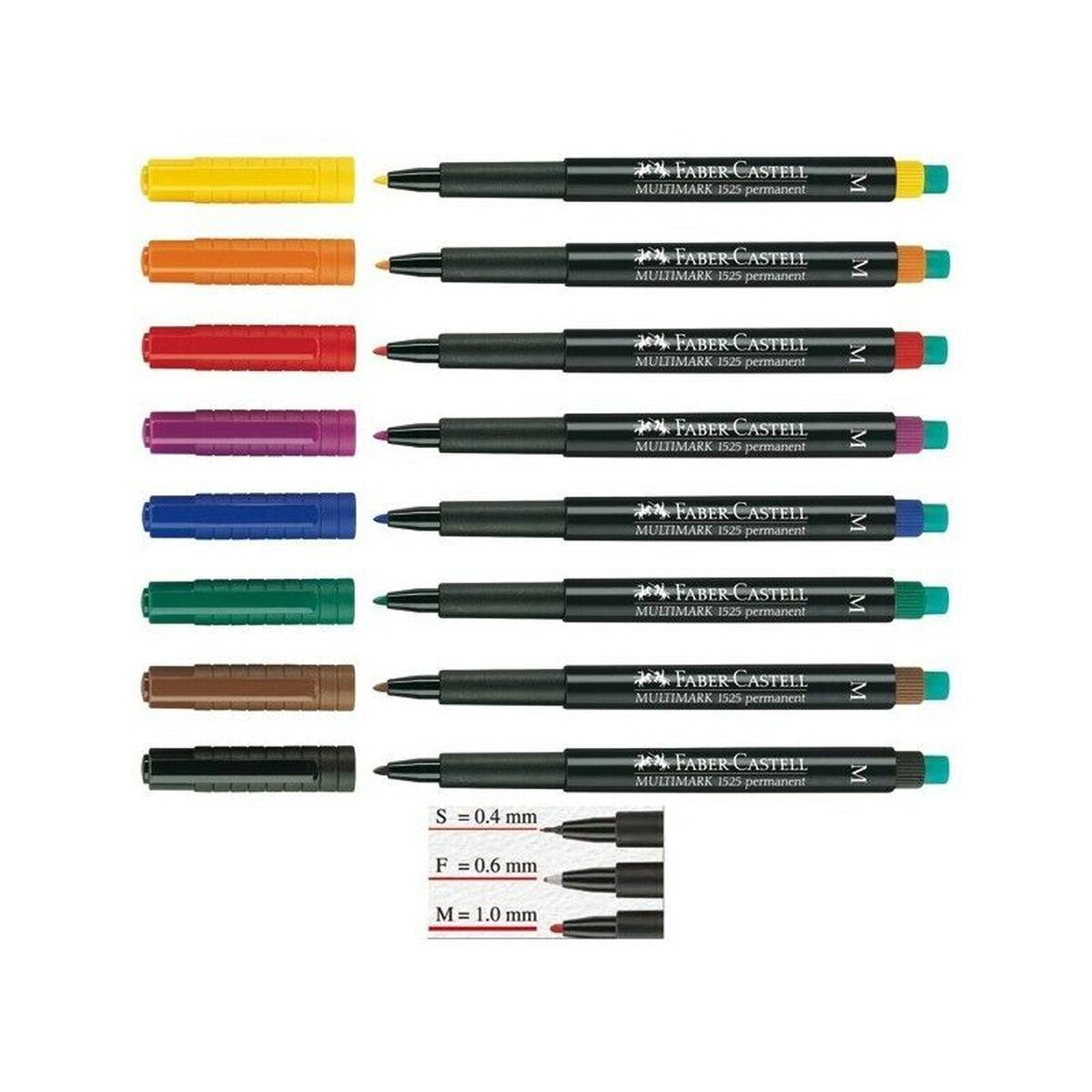 Multimark blister 8 colori p. fine