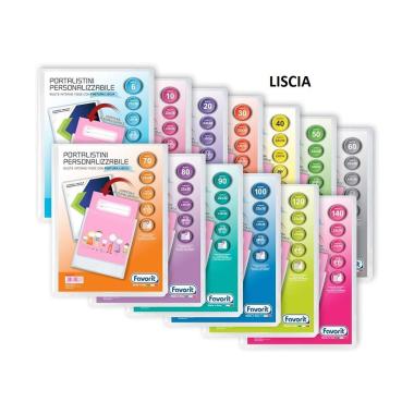 Portalistino prem 22x30 pers.80fg trasp liscio