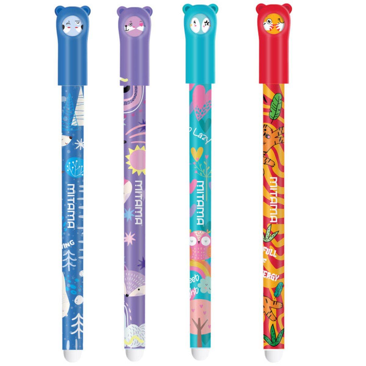 Kit con display 72 penne cancellabili spinny mitama