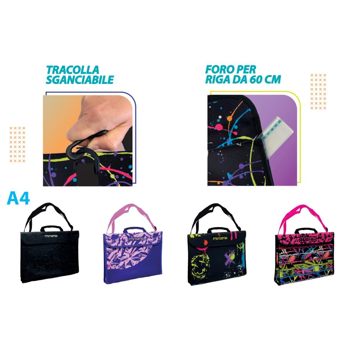 Valigetta in tessuto a4 mix boy/girl mitama