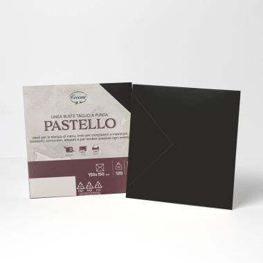 Busta 15x15 nero t/punta gr120 cf25