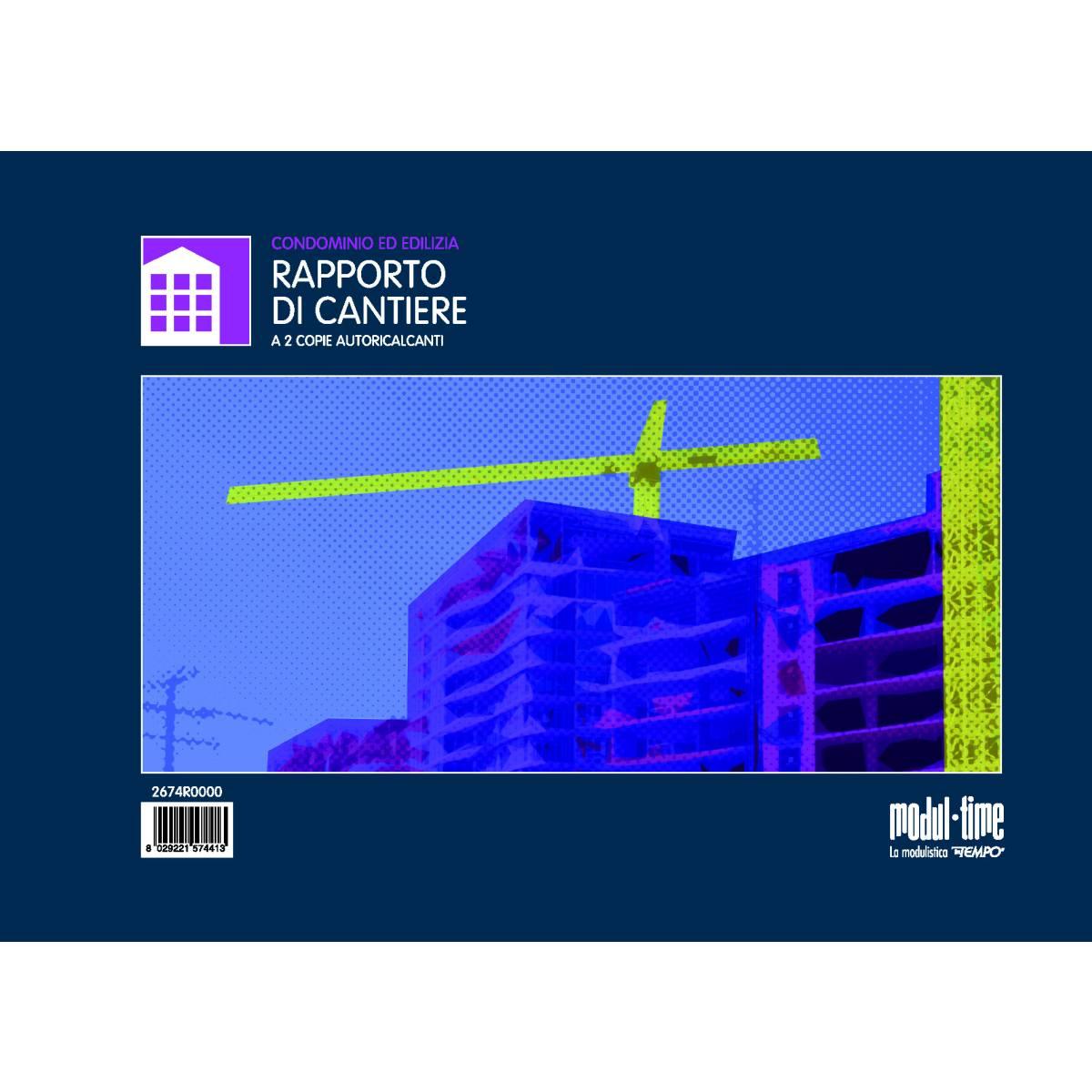 Blocco rapporto cantiere a4 2cp