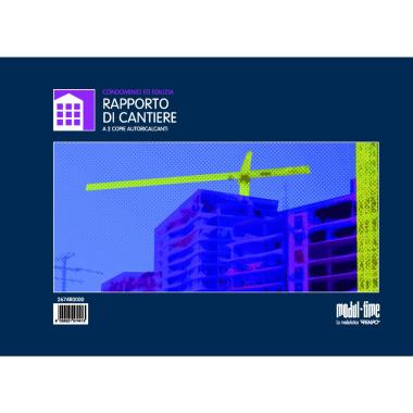 Blocco rapporto cantiere a4 2cp