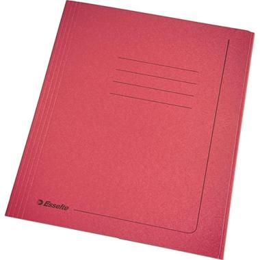 Cartelline manilla 3 lembi pz.25 rosso gr.275