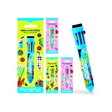 Penna a scatto 10 colori top ten fantasia mitama