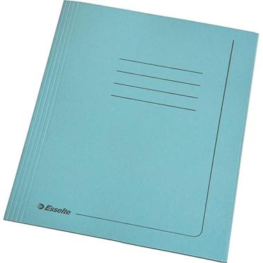 Cartelline manilla 3 lembi pz.25 azzurro gr.275