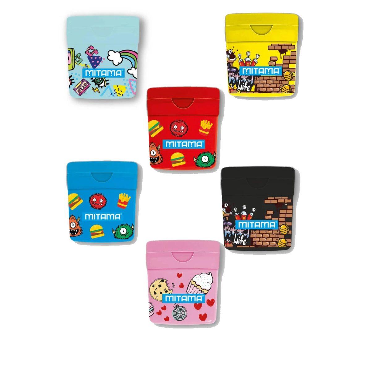 Temperino c/contenitore 2 fori good vibes cf12 mitama