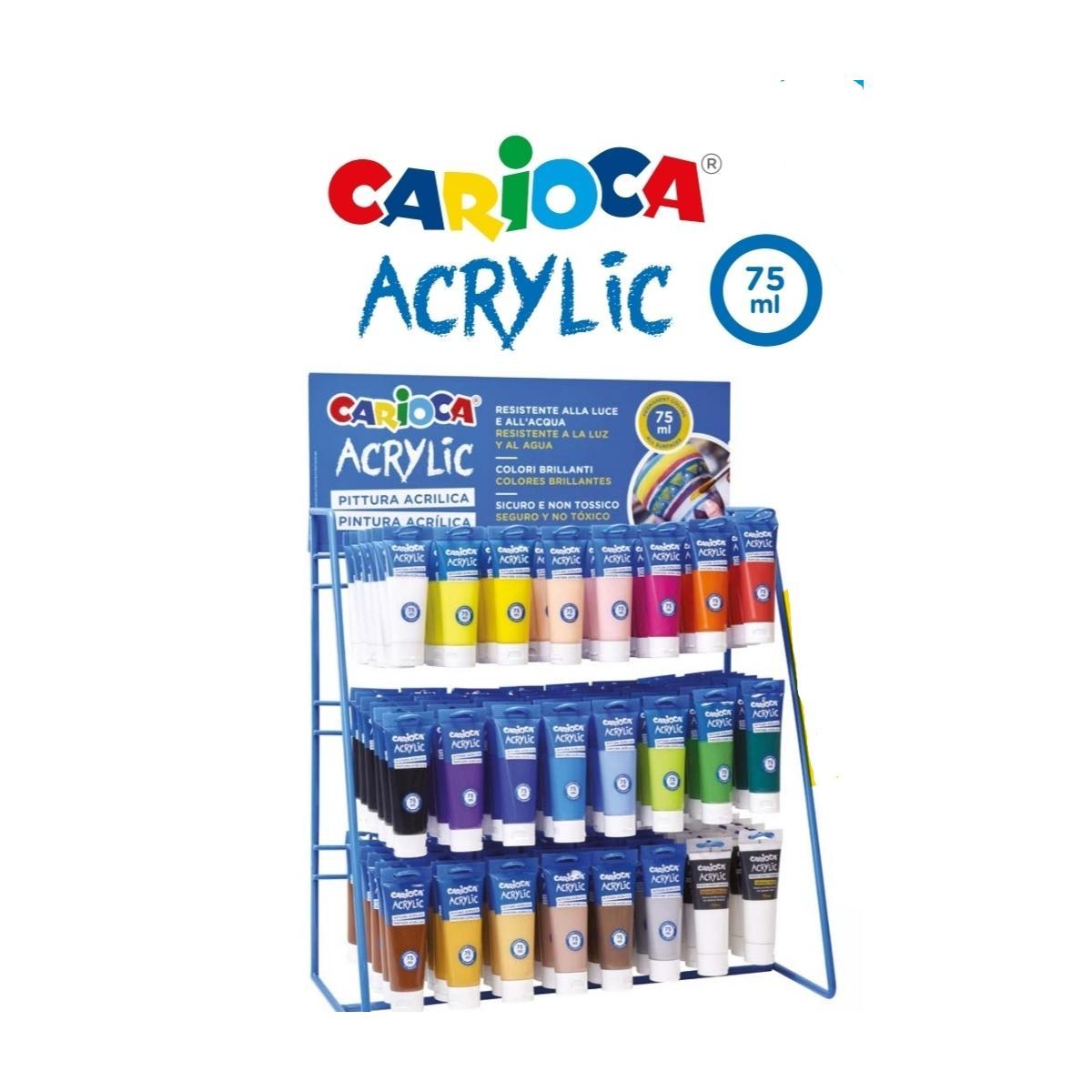 DISPLAY 144 TEMPERA ACRILICA DA 75ML 24 colori