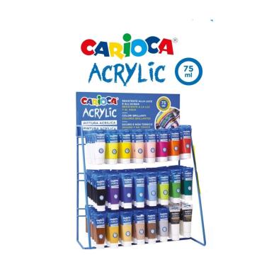 DISPLAY 144 TEMPERA ACRILICA DA 75ML 24 colori