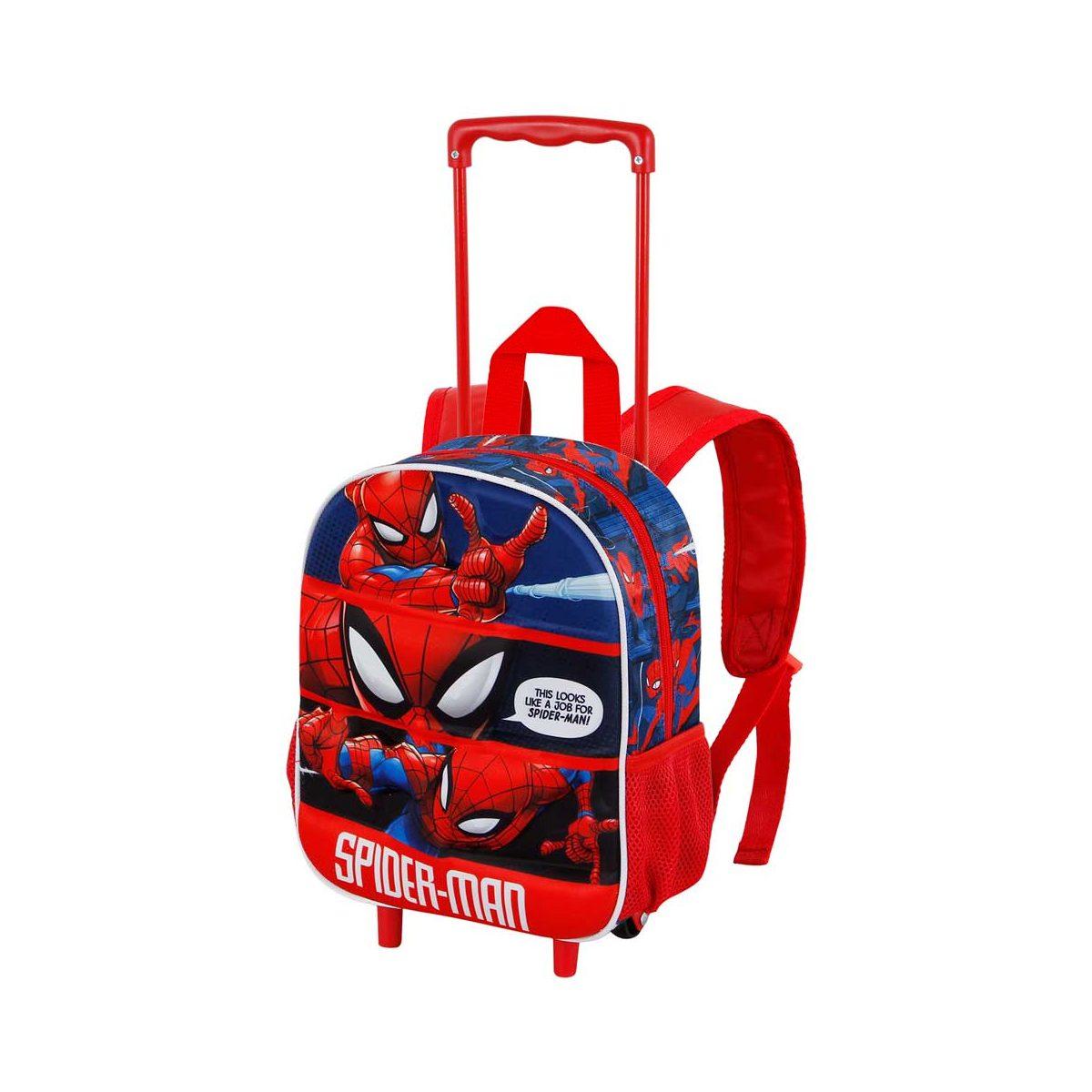 Zaino trolley asilo spiderman 3d